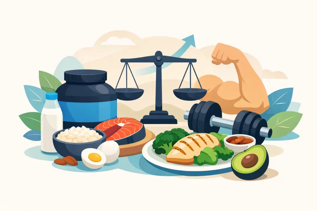 Nutrition pour prise de masse sans excès